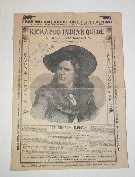 Kickapoo Indian Guide to Health and Longevity - c, 1900