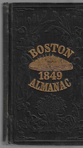 Boston 1849 Almanac