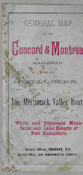 Concord and Montreal Railroad - 1889-1895