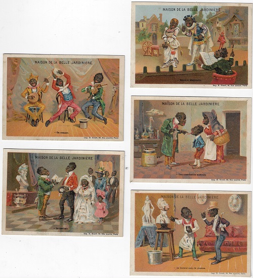 MAISON DE LA BELLE JARDINIERE...PARIS - TRADE CARDS