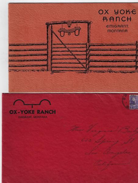 OX YOKE RANCH. EMIGRANT, MONTANA