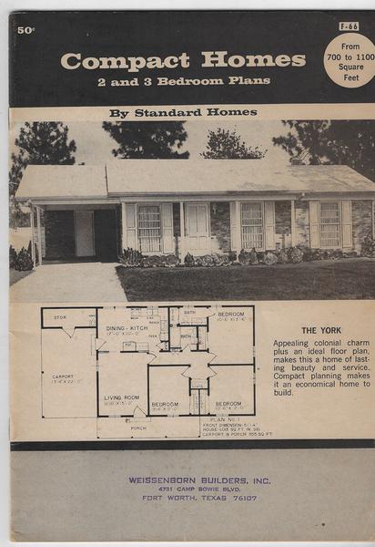 Standard Homes. COMPACT HOMES - 2 AND 3 BEDROOM PLANS.