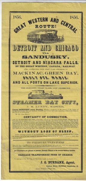 1856. GREAT WESTERN, (CANADA,) RAILWAY