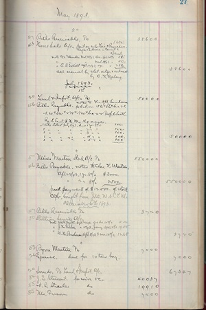 THE SCARCE MARTIN VALLEY STOCK COMPANY JOURNAL. 1886-1925