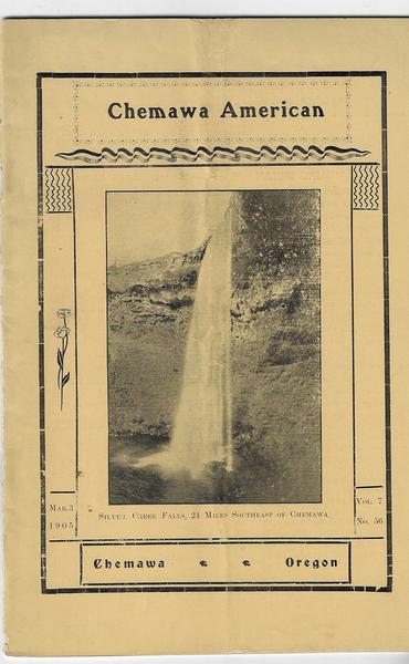 CHEMAWA INDIAN SCHOOL - CHEMAWA, OREGON