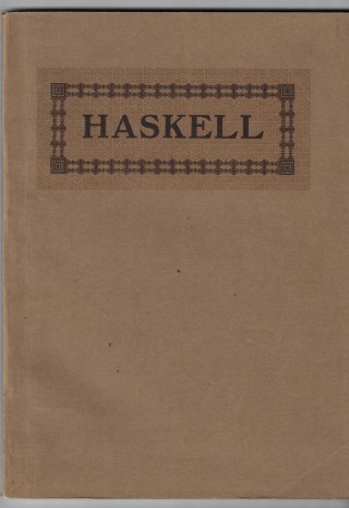SCARCE MAY 8, 1925 CATALOGUE OF HASKELL INSTITUTE