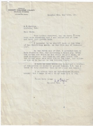 Doc. Middleton - Horse Thief