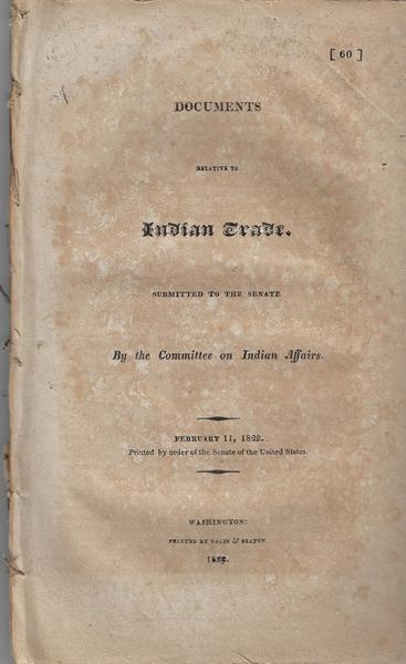 DOCUMENTS RELATIVE TO INDIAN TRADE