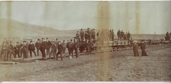 THE MONTANA RAILROAD - "LAST SPIKE"