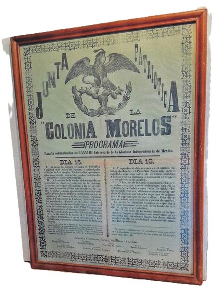 COLONIA MORELOS PROGRAM – MEXICAN INDEPENDENCE DAY