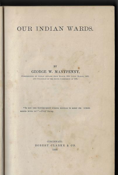 Our Indian Wards