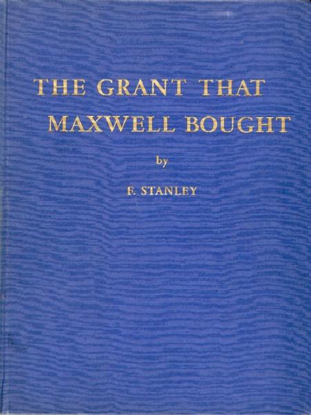 The Grant That Maxwell Bought
