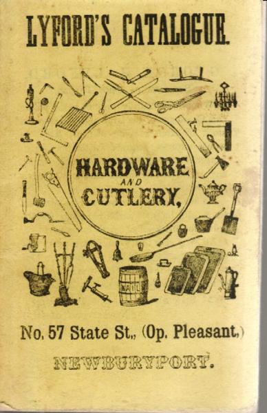 Lyford'S Catalogue - Hardware And Cutlery