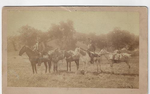 Alden Sampson and Guide Colorado Photograph - 1884