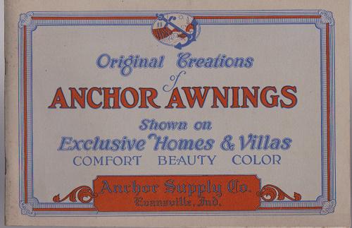 Original Creations of Anchor Awnings - 1926