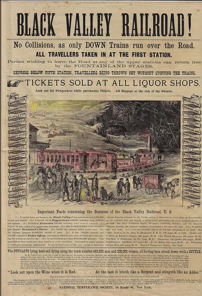 A Persuasive Map Depicting the Black Valley Railroad