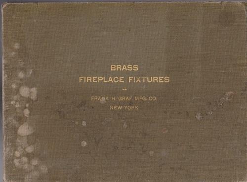 Brass Fireplace Fixtures Trade Catalog - C. 1910