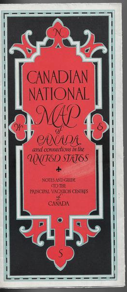 Canadian national Map of Canada - 1929