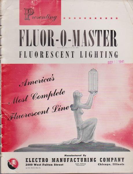 Presenting Fluor-O-Master Fluorescent Lighting Trade Catalog - 1941