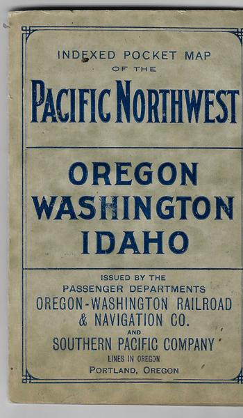 Indexed Pocket map of the Pacific Northwest - 1911