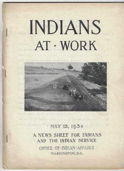 The Magazine - Indians At Work - 4 Issues - 1934