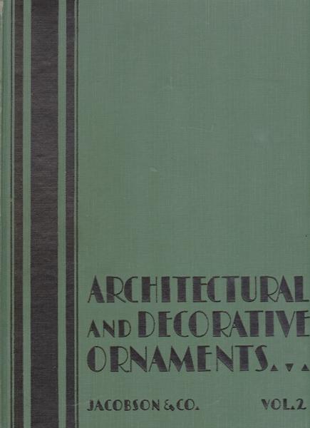 Jacobson and Co. - Architectural and Decorative Ornaments - 1929