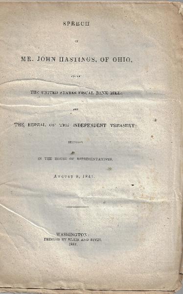 The Repeal of the Independent Treasury
