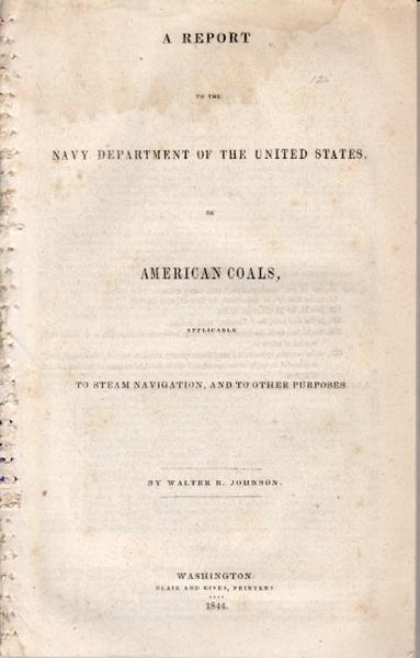 A Report....On American Coals - 1844