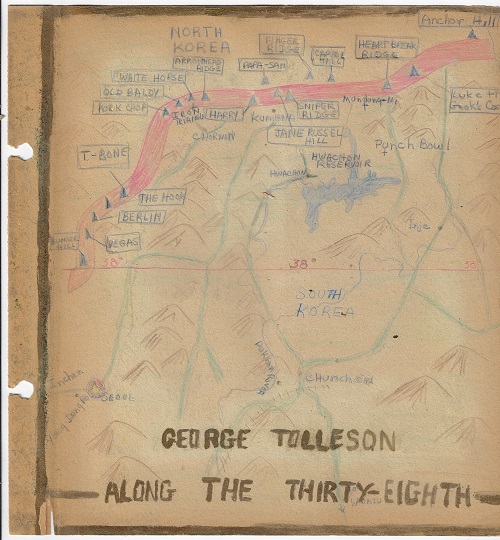 Korean War Combination Scrapbook and diary - 1952-1953