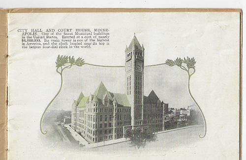 Minneapolis - St. Paul Souvenir Postal Book - c. 1901