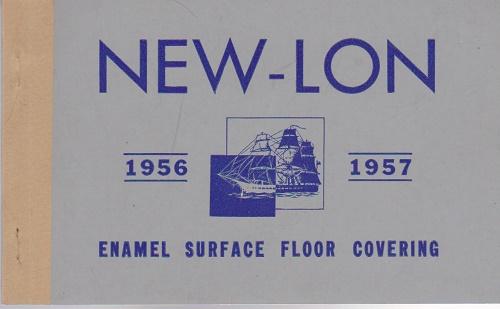New-Lon Enamel Surface Floor Covering - 1956-57