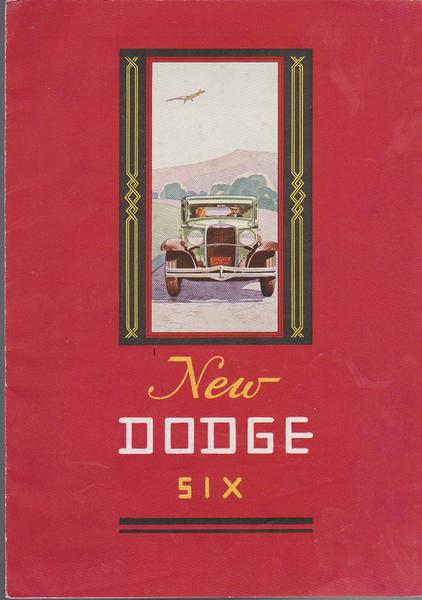 1932 - The New Dodge Six