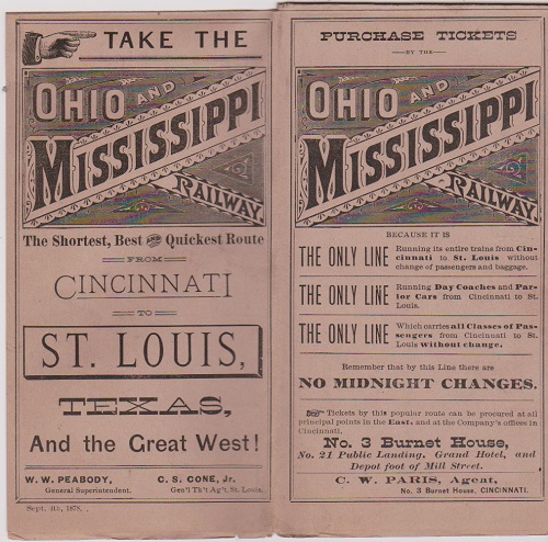 Ohio and Mississippi Railway.