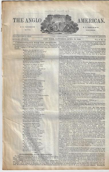 The Anglo American - Saturday, April 18, 1846 - Texas