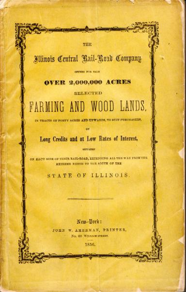 The Illinois Central Rail-Road - Illinois - 1856