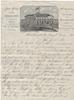 [Montana] John James. Autograph letter, signed. Miles City, Montana Territory. August 27, 1883.