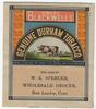 GENUINE DURHAM TOBACCO POLITICAL TRADE CARD