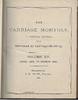 The Carriage Monthly, A Practical Journal For all Interested In Carriage-Building. Vol. XV. April 1879 - March 1880