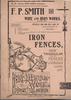 Smith - Iron Fences, New Triangular Fences...1909