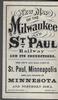 New Map of the Milwaukee and St. Paul Railway