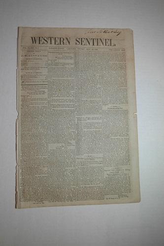 Western Sentinel - May 30, 1862 - Butler's General Order No. 28 - Women of New Orleans