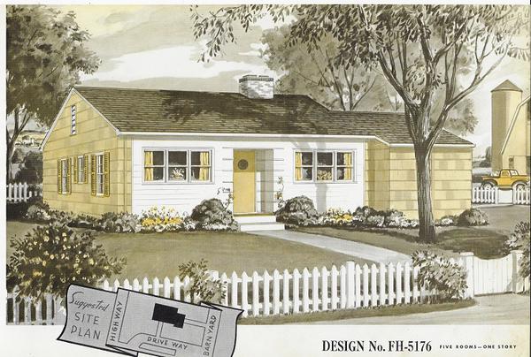Weyerhaeuser - 4 Square Farm Building Service - Farm Homes - Service Buildings - Equipment - 1954