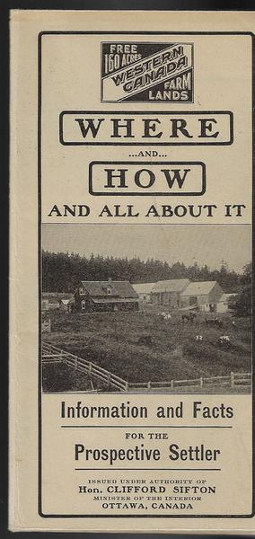 Free 160 Acres Western Canada Farm Lands - 1903
